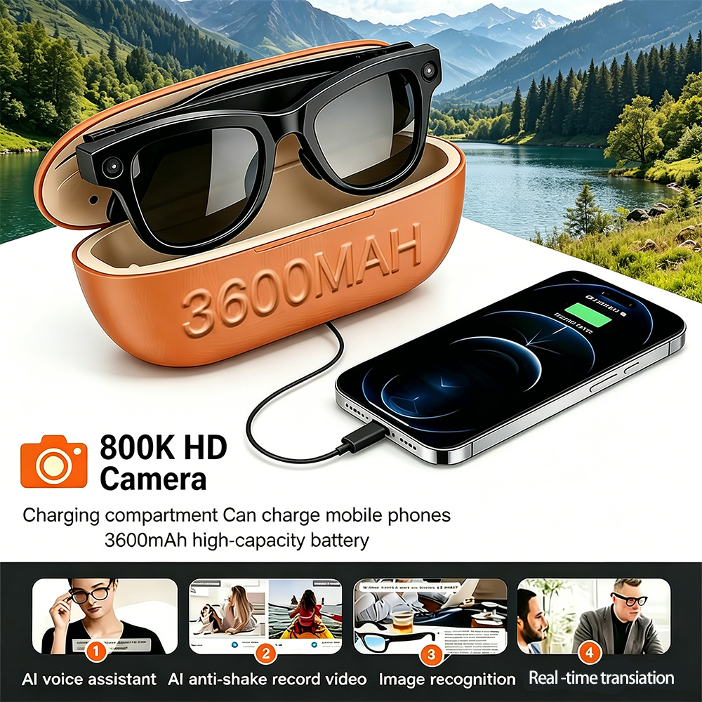 Audio Music Recording - 2026 New AI Smart Glasses with