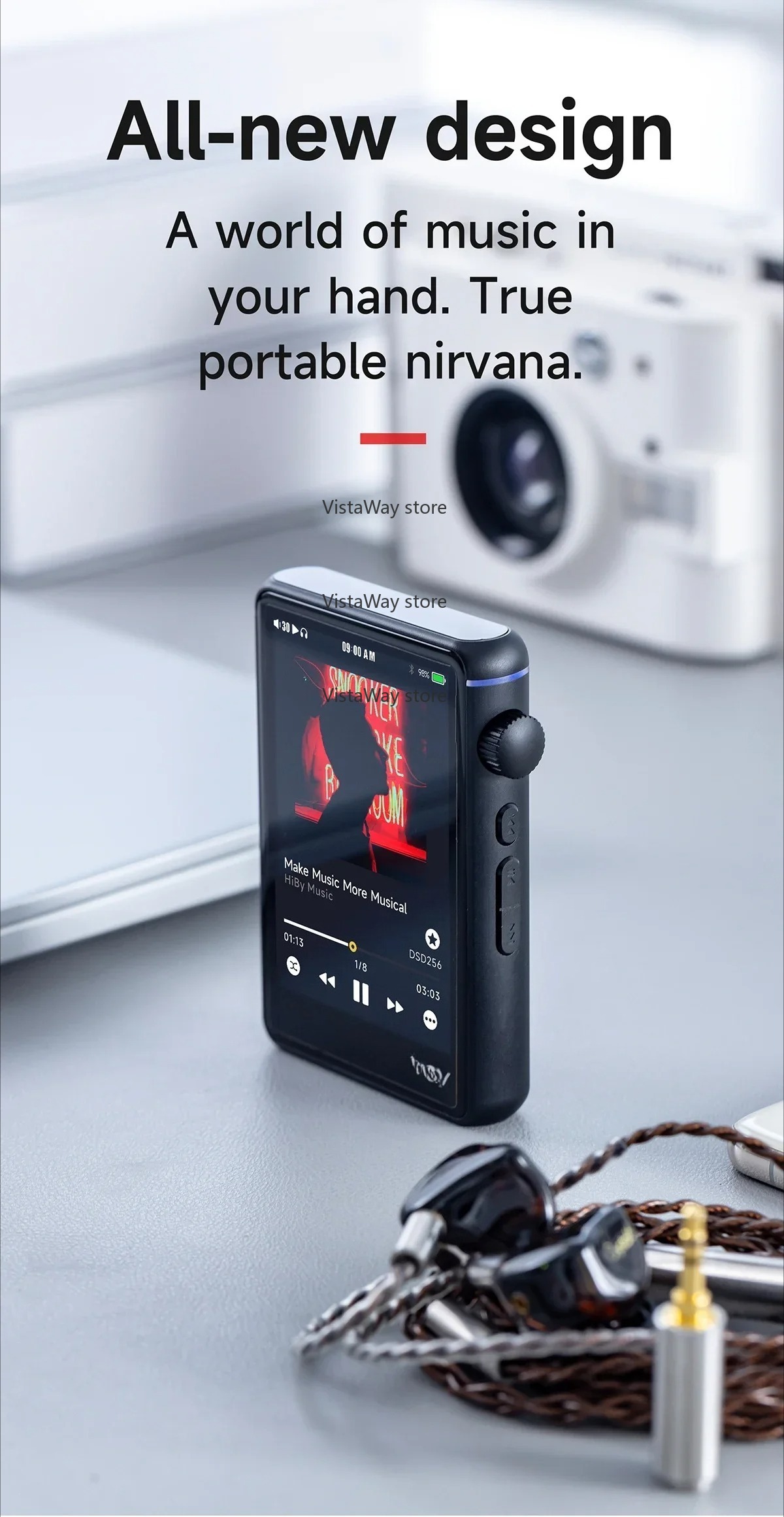 Audio Music Web - Bluetooth WiFi Music Player MP3 HiFi