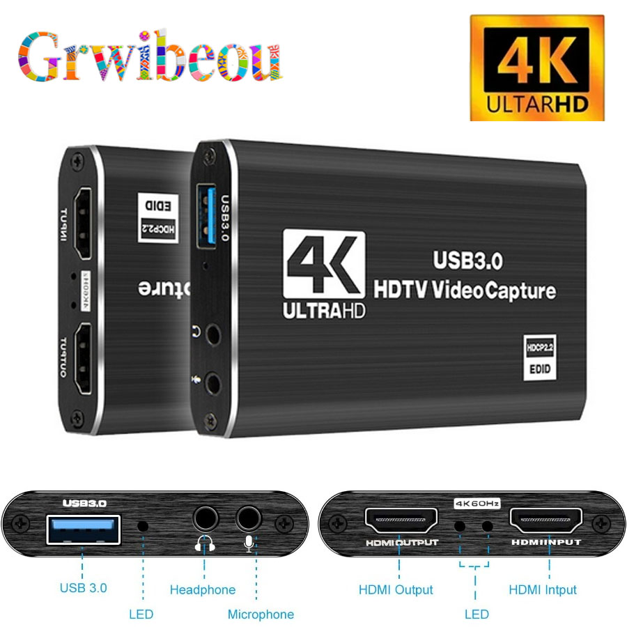 Audio Music Recording - 4K USB 3.0 Video Capture Card