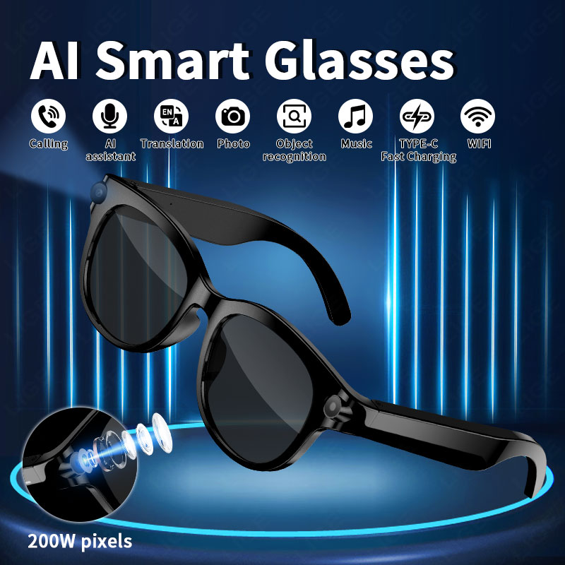 Audio Music Recording - 2026 Smart Glasses HD Photo Video