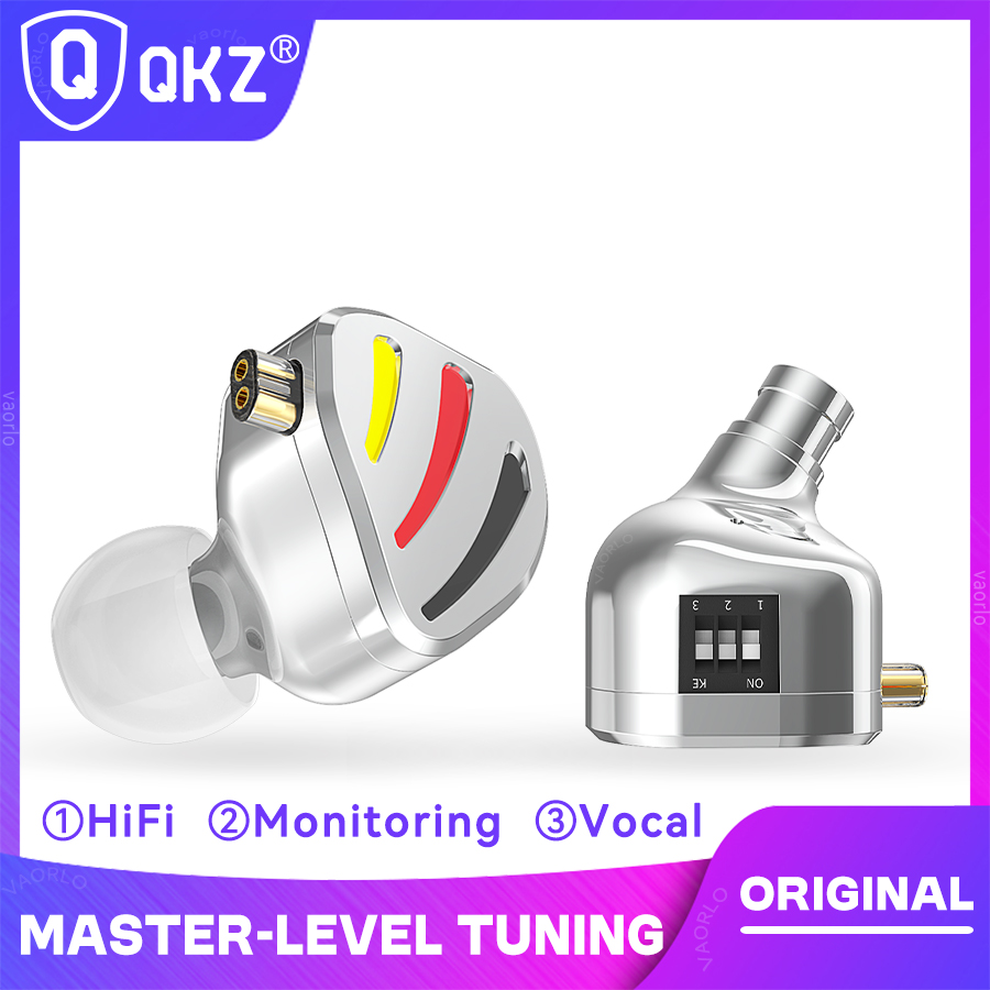 Audio Music Game - QKZ Earphones HIFI Monitoring Vocal 3-Level