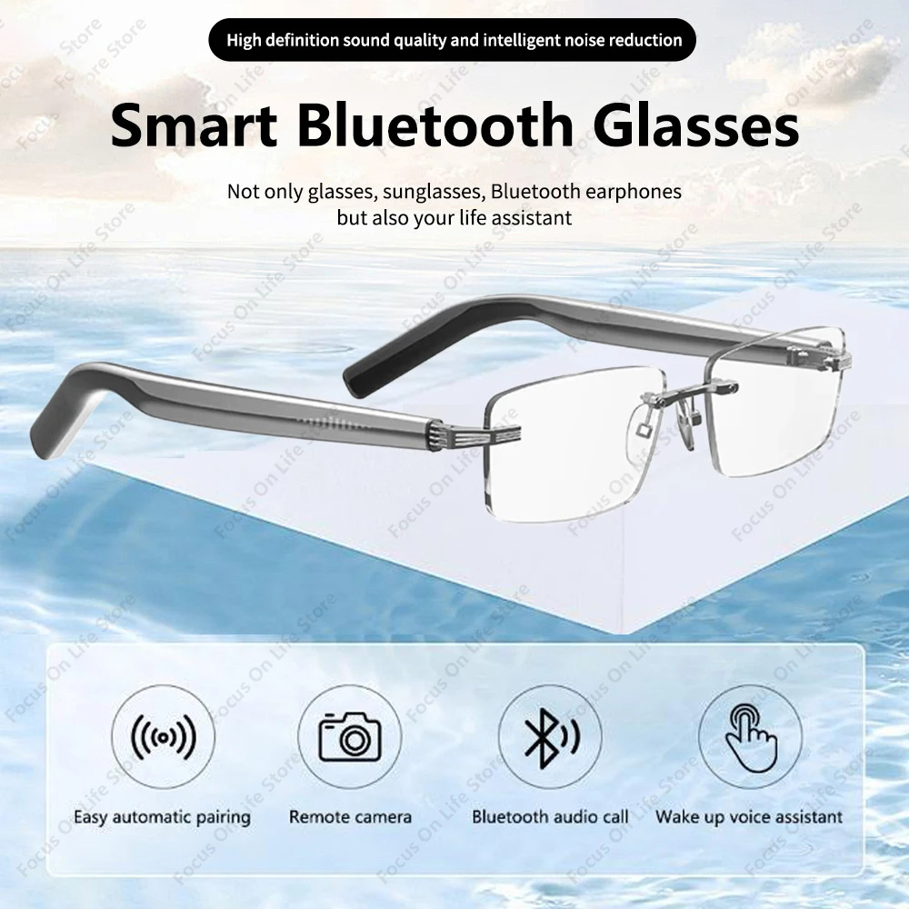 Smart Bluetooth Glasses Wirele - Audio Music Voice recension och pris