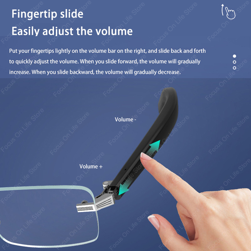 Smart Bluetooth Glasses Wirele - Audio Music Voice recension och pris
