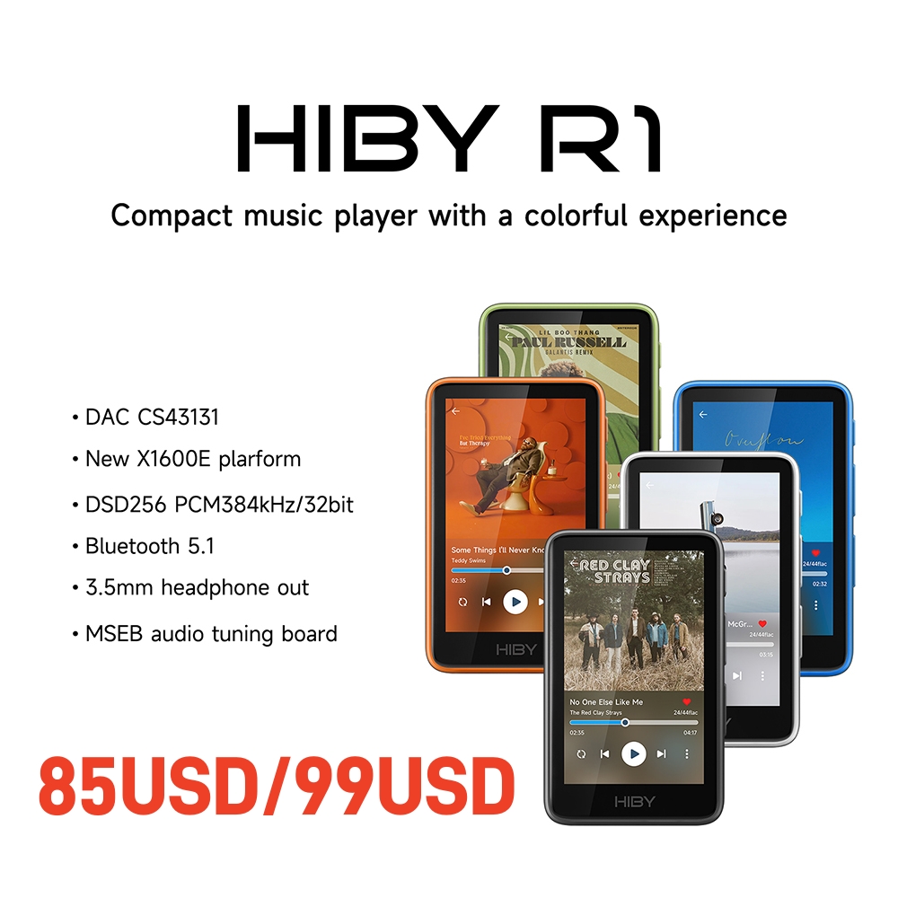 HiBy R1 HiFi Audio Music Playe - Audio Music Web recension och pris