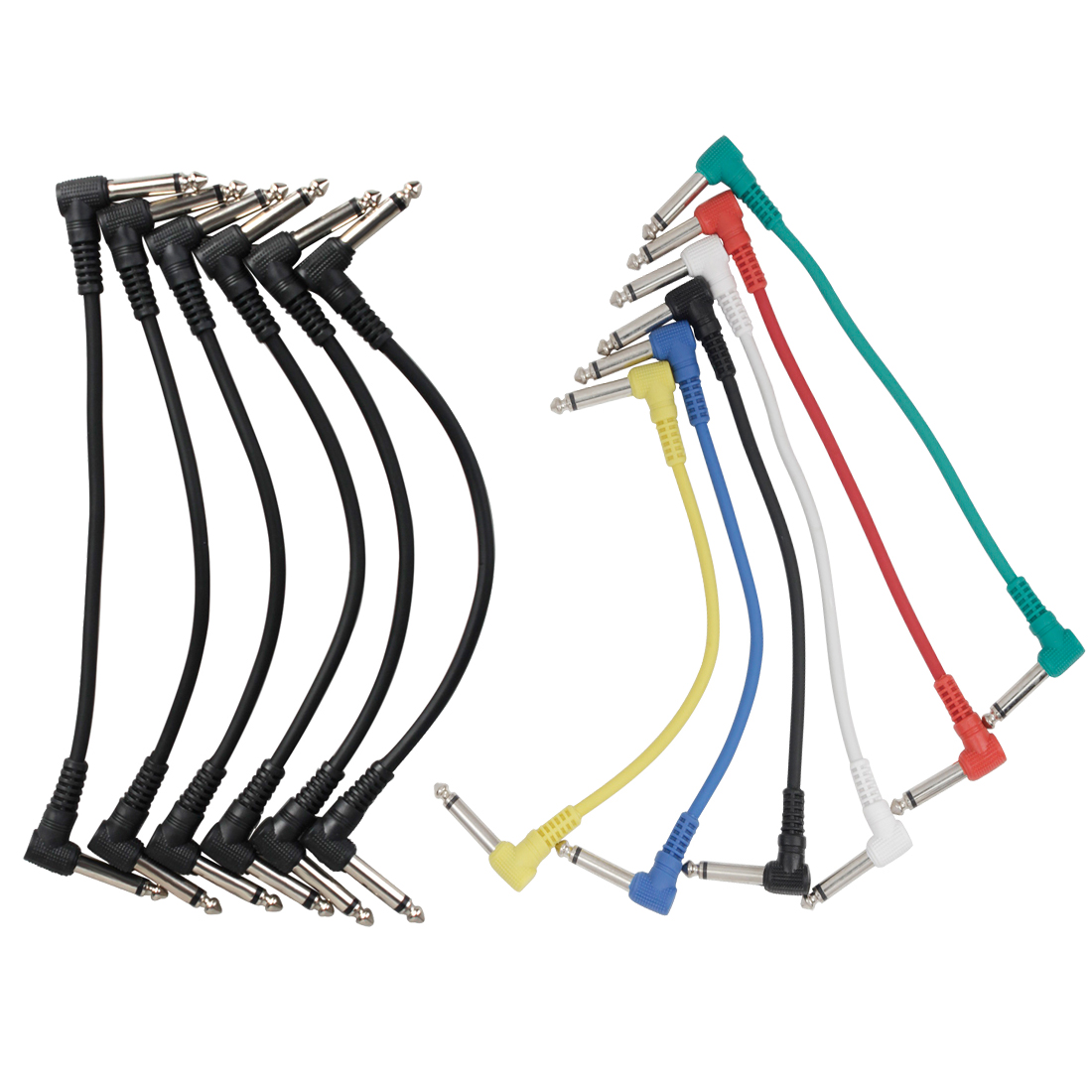 6 Pcs Guitar Effect Pedal Cabl - Audio Music Effect recension och pris