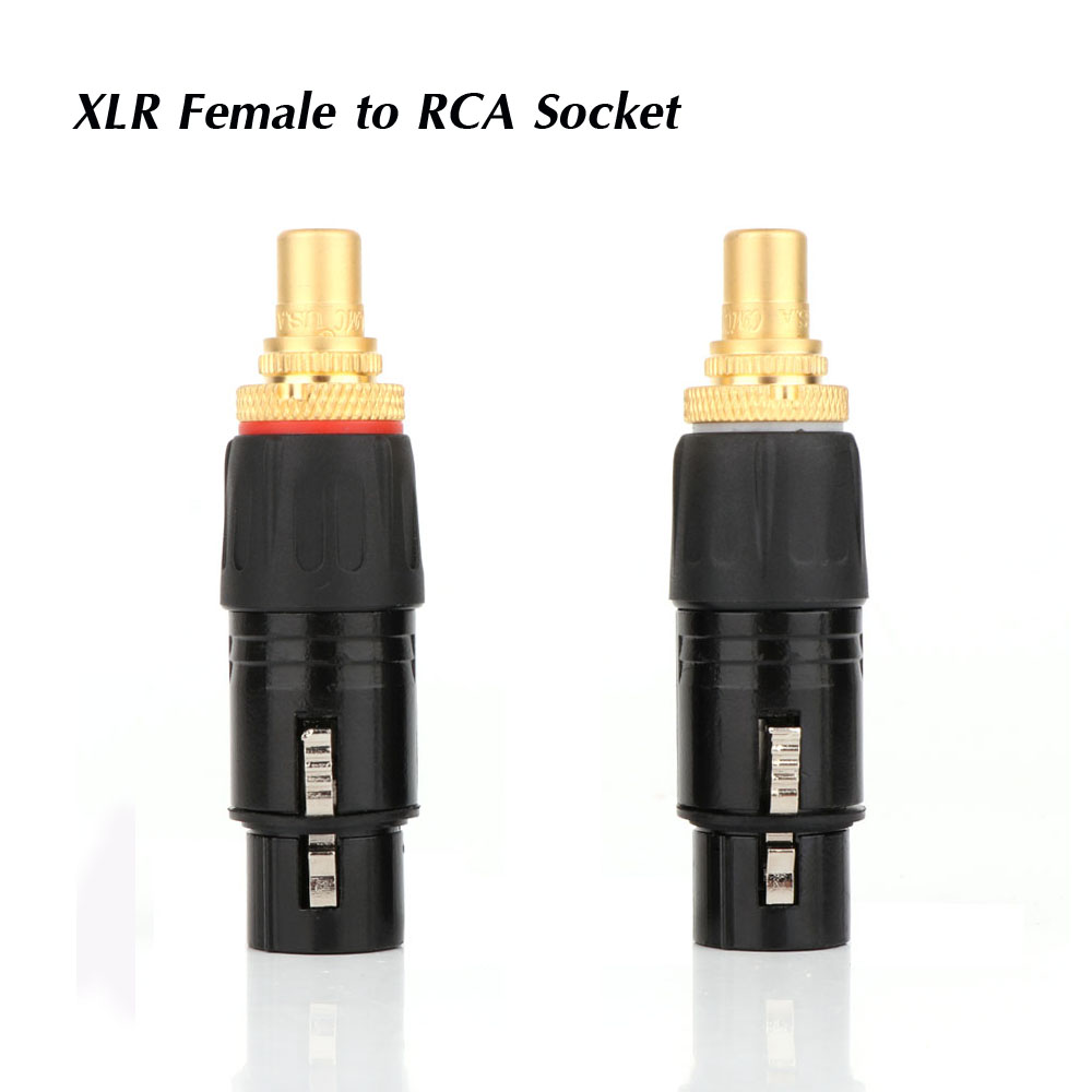 2PC NEUTRIK XLR male to RCA Fe - Audio Music Converter recension och pris