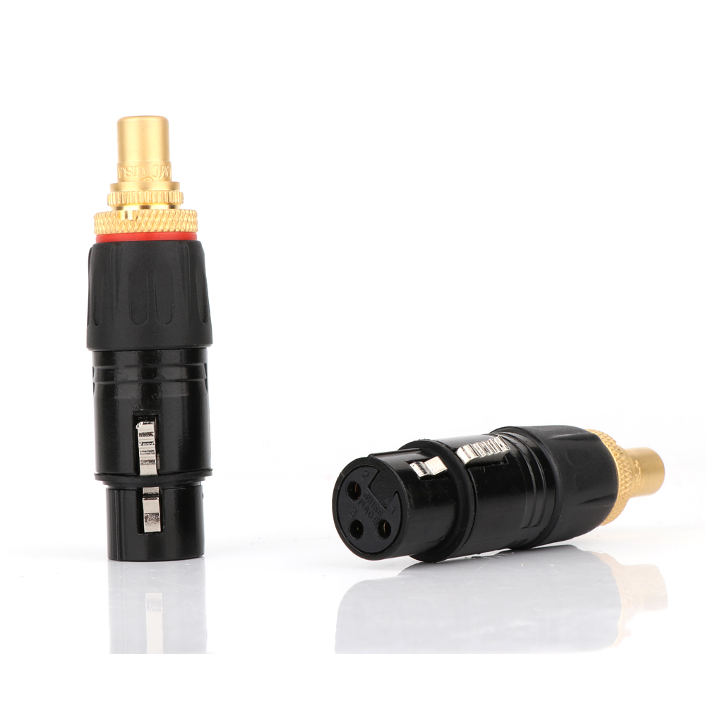 2PC NEUTRIK XLR male to RCA Fe - Audio Music Converter recension och pris