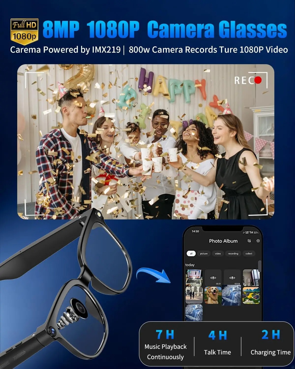 2026 New 4K HD 800W Pixel Dual - Audio Music Recording recension och pris