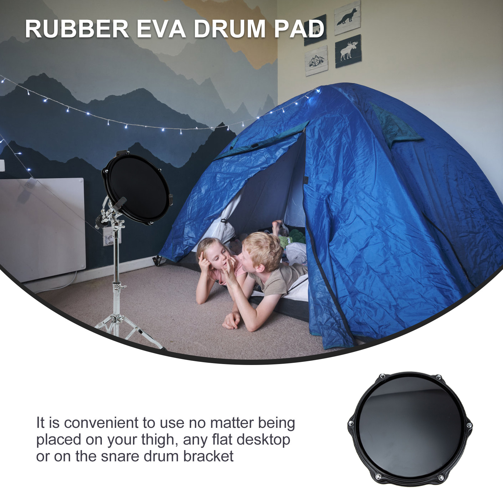 Dumb Drum Practice Mat Profess - Drum Practice Pad recension och pris