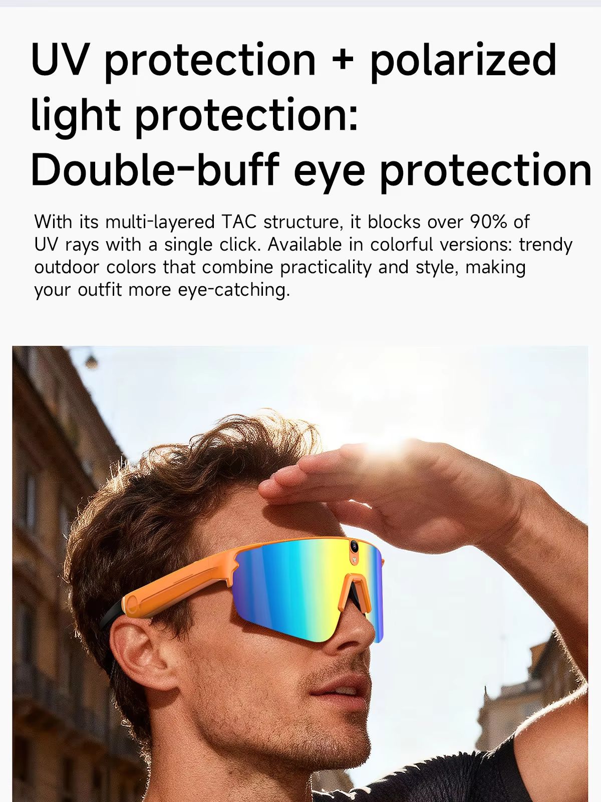 L805 AI Smart Glasses With 800 - Audio Music Voice recension och pris