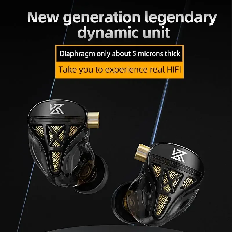 KZ DQS 1DD HiFi IEM Headphones - Audio Music Game recension och pris