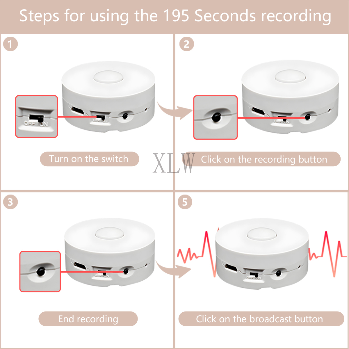 Small Music Box Button Play 19 - Audio Music Converter recension och pris
