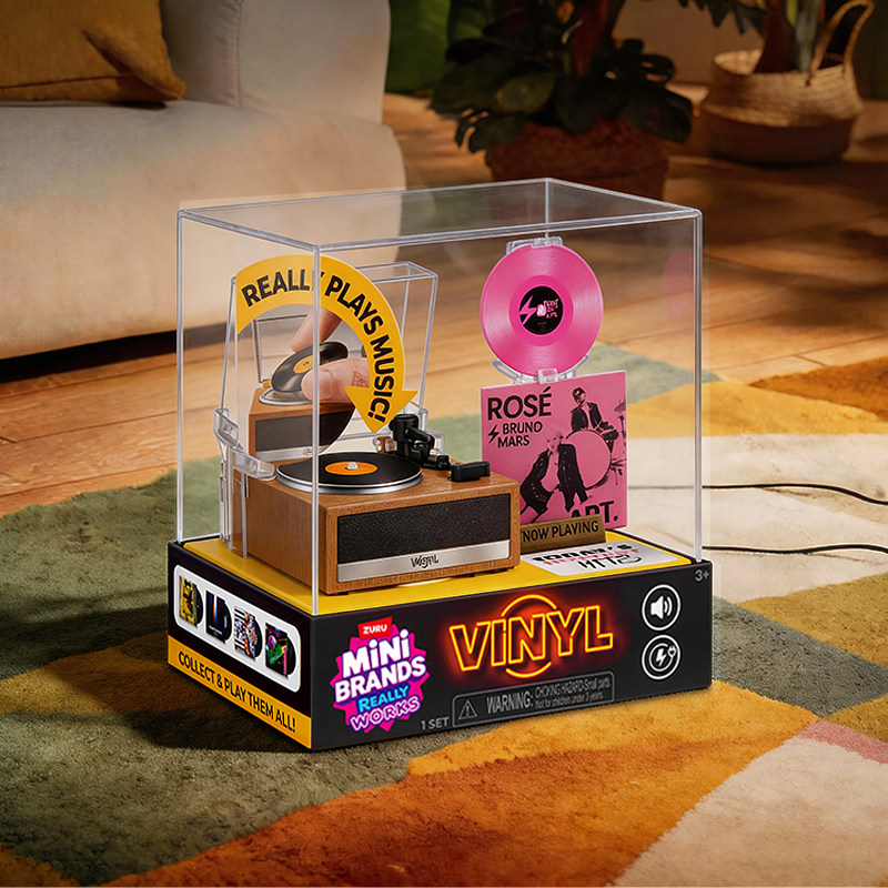 Mini Brands Vinyl Really Works - Audio Music Recording recension och pris