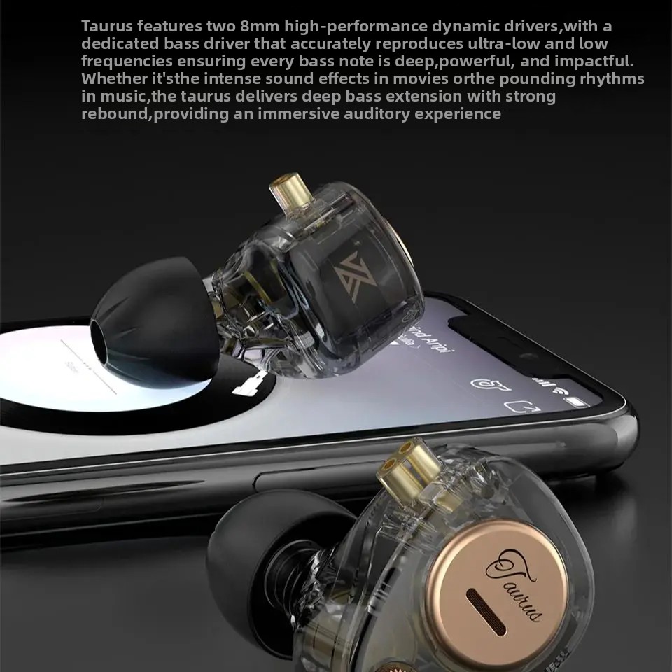 KZ Taurus In Ear Wired Earphon - Audio Music Game recension och pris