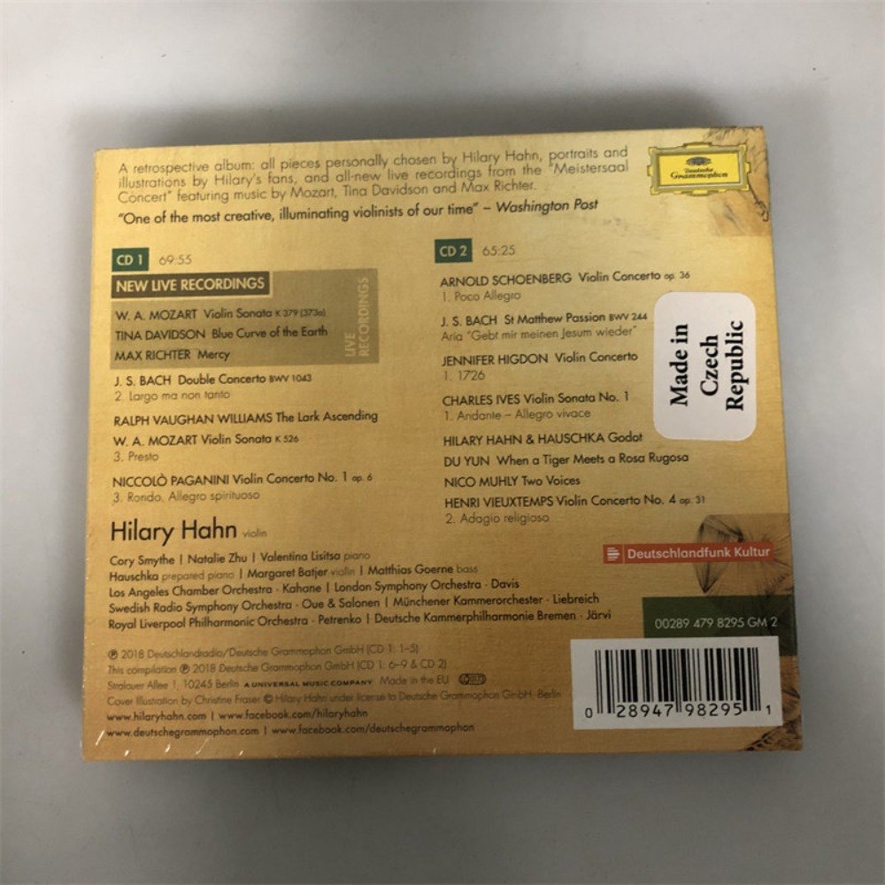 CD 'Retrospective' Hilary Hahn - Audio Music Recording recension och pris