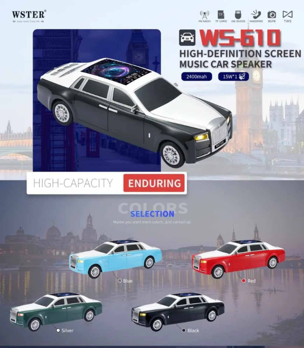 Luxury Car Model Bluetooth Spe - Audio Music Effect recension och pris