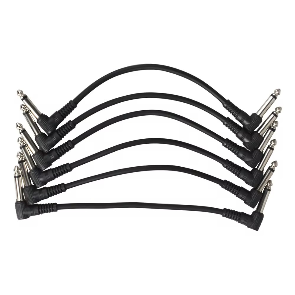 6Pcs Guitar Effect Pedal Cable - Audio Music Effect recension och pris