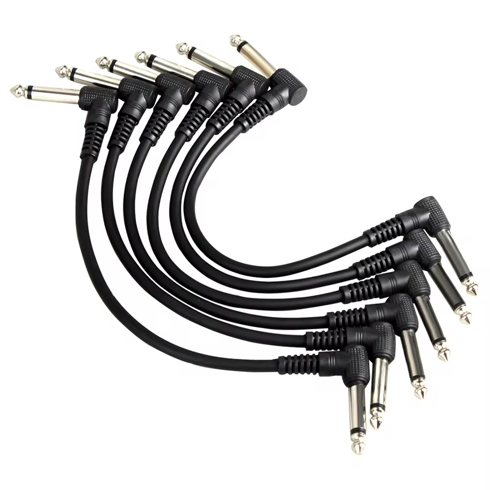 6Pcs Guitar Effect Pedal Cable - Audio Music Effect recension och pris
