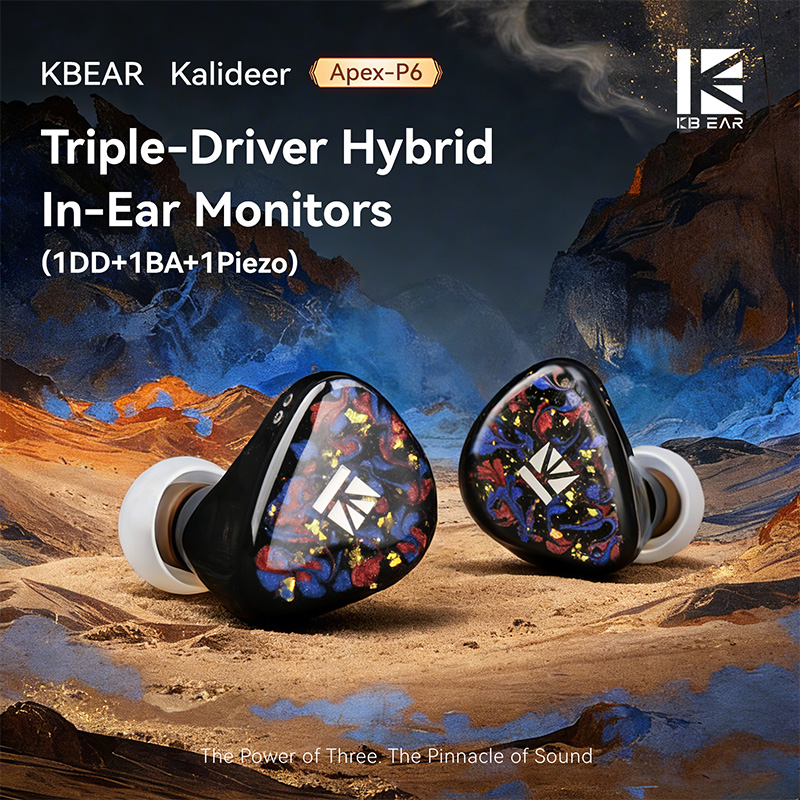  KBEAR Kalideer Apex-P6 HiFi  - Audio Music Game recension och pris