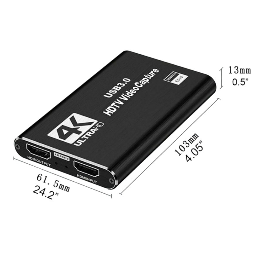 4K USB 3.0 Video Capture Card  - Audio Music Recording recension och pris
