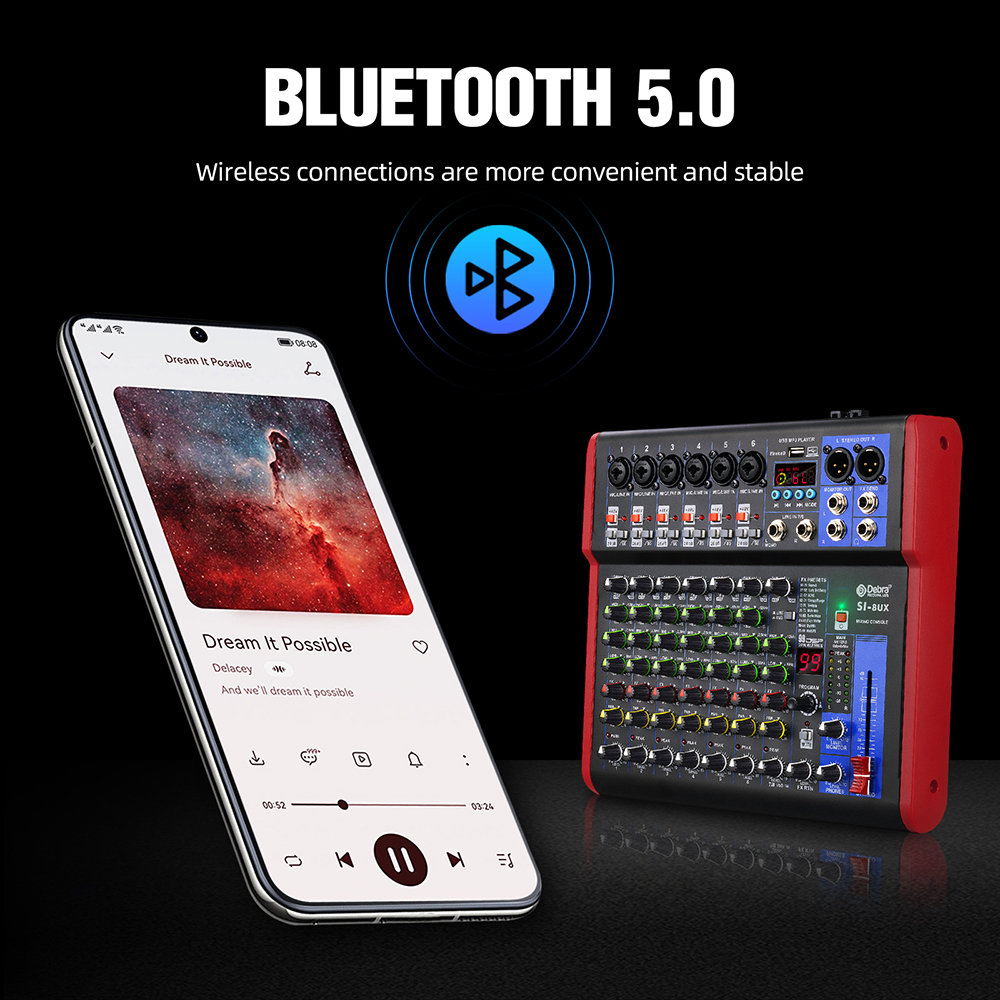 4 6 8-channel portable audio m - Audio Music Effect recension och pris