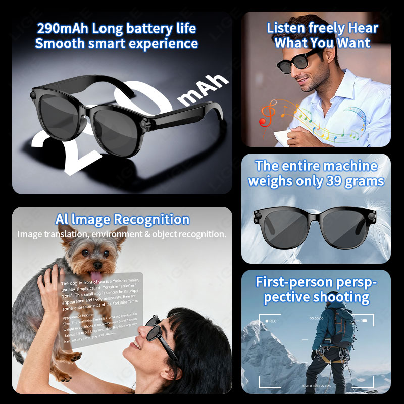 2026 Smart Glasses HD Photo Vi - Audio Music Recording recension och pris