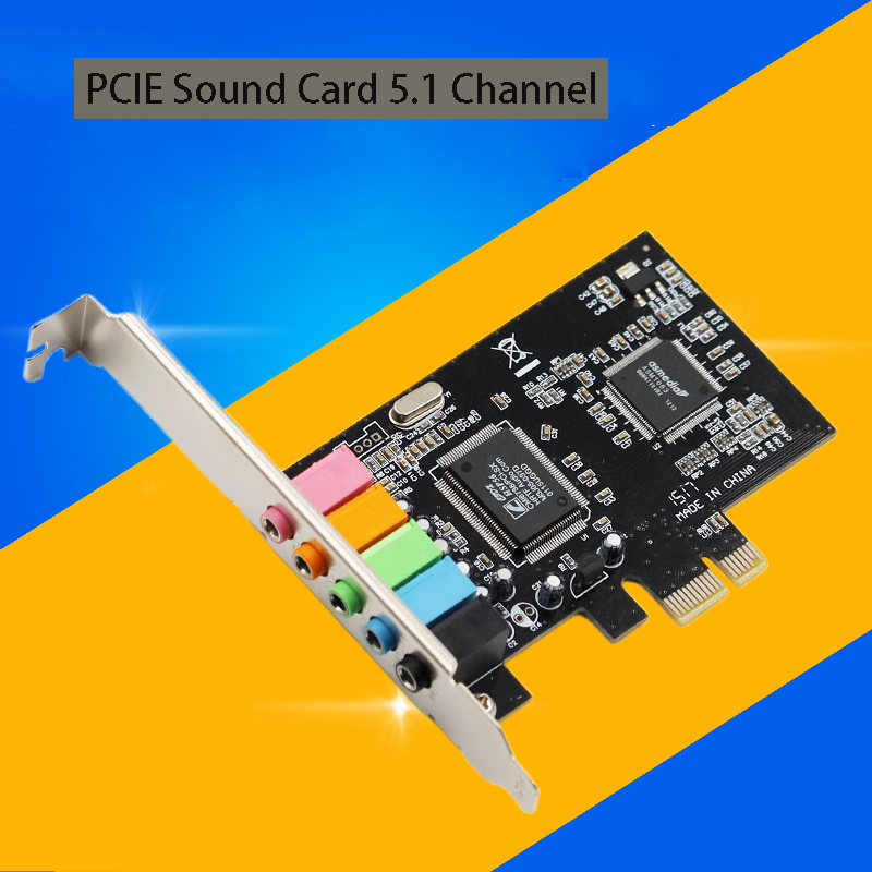 PCI-E1X 4.1 5.1 Sound Card Com - Audio Music Game recension och pris
