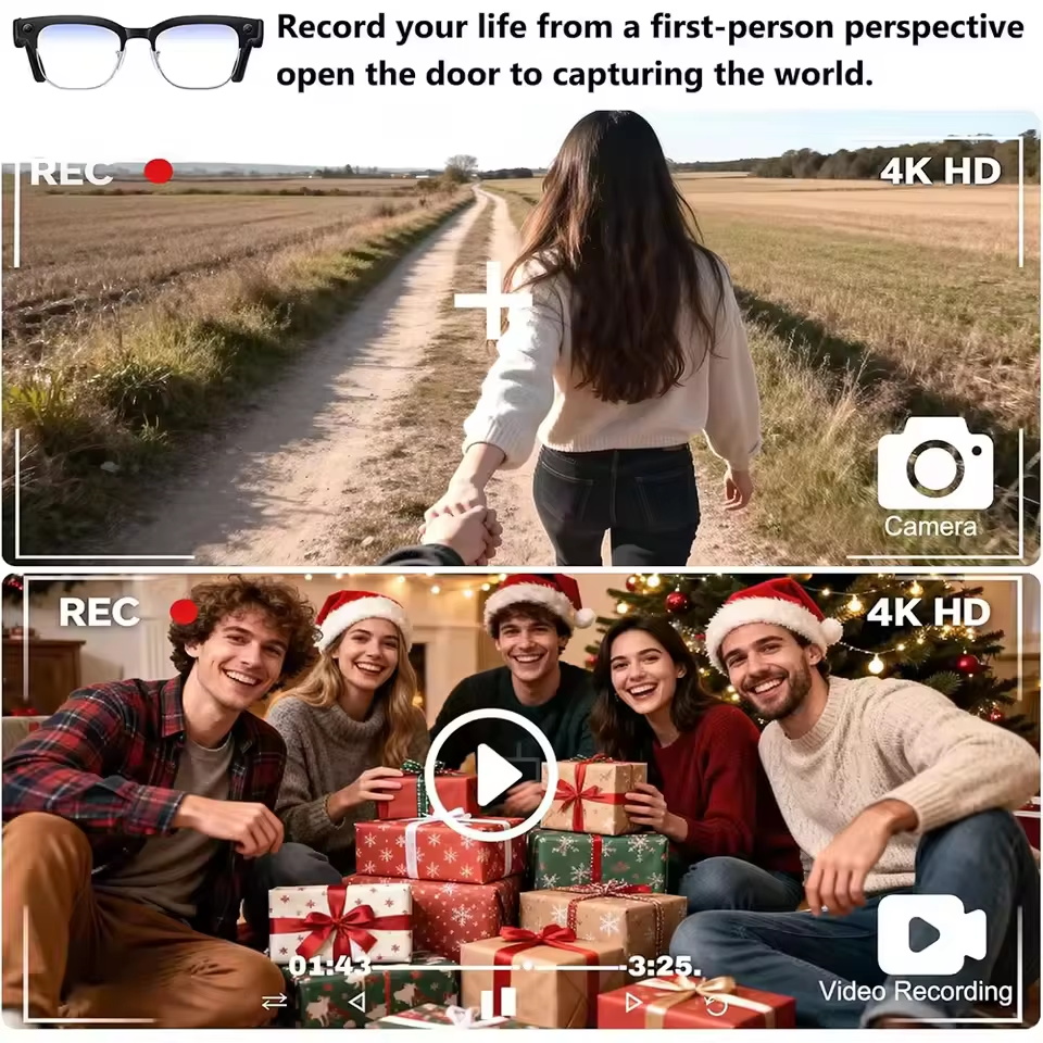 2026 New 8MP Ultra-Wide HD Cam - Audio Music Recording recension och pris