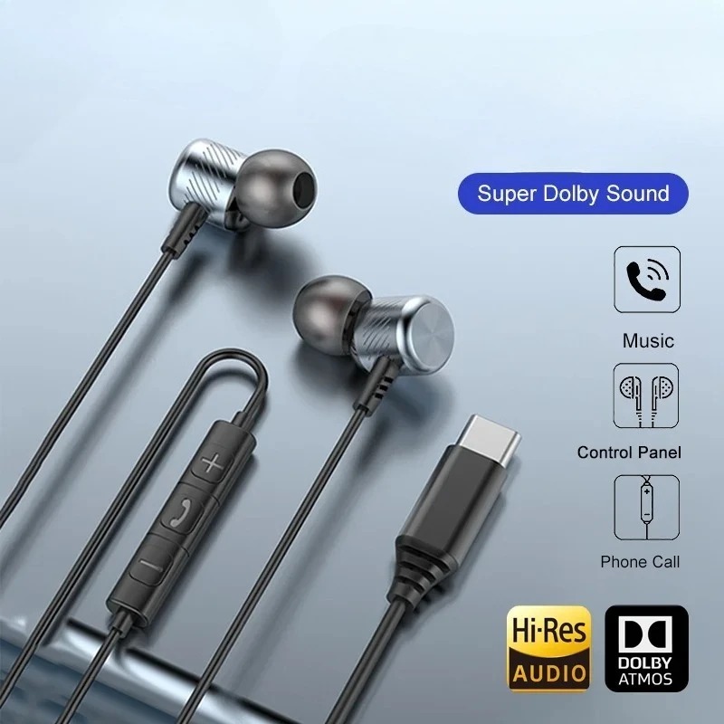 Type C / 3.5mm Plug Wired In-E - Audio Music Game recension och pris