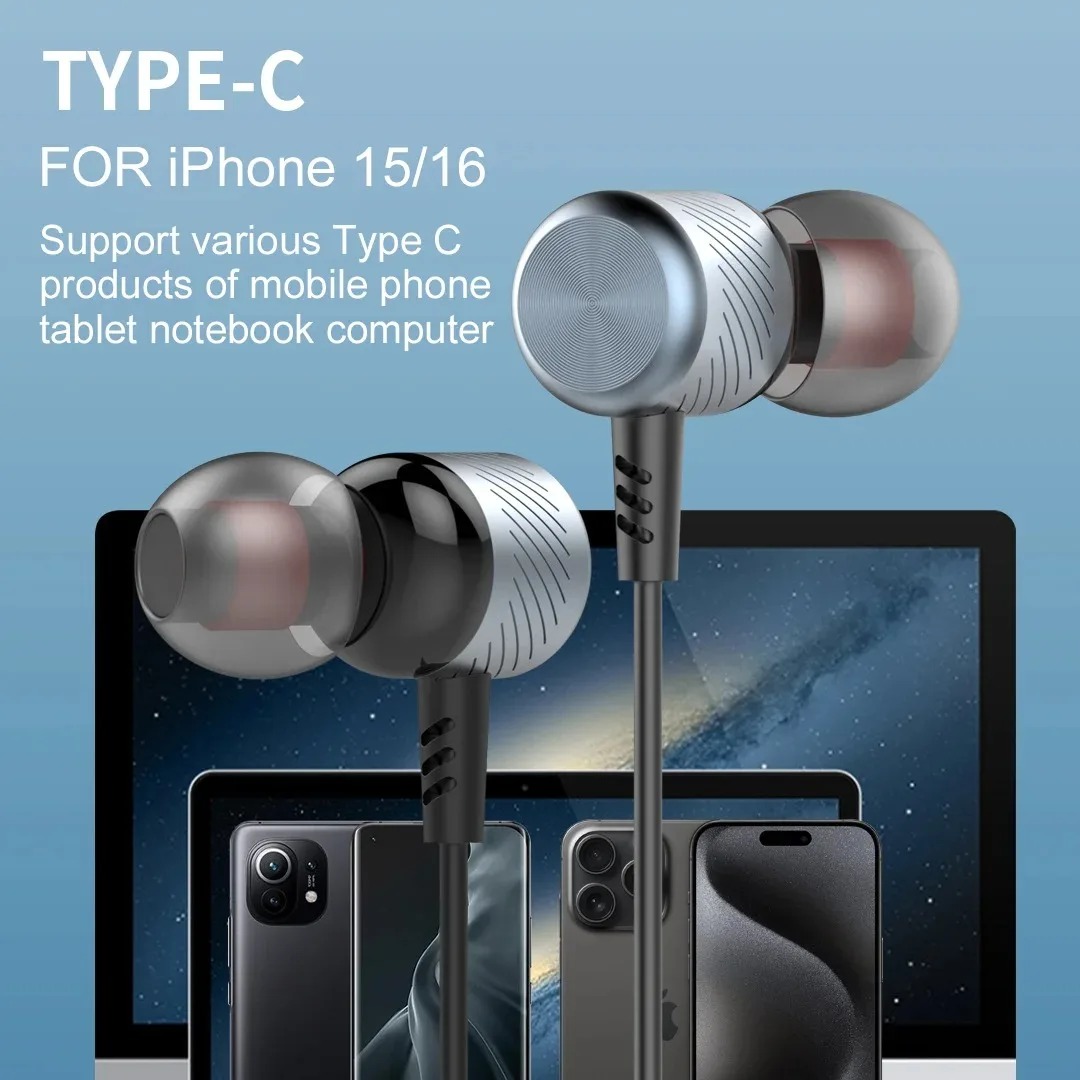 Type C / 3.5mm Plug Wired In-E - Audio Music Game recension och pris