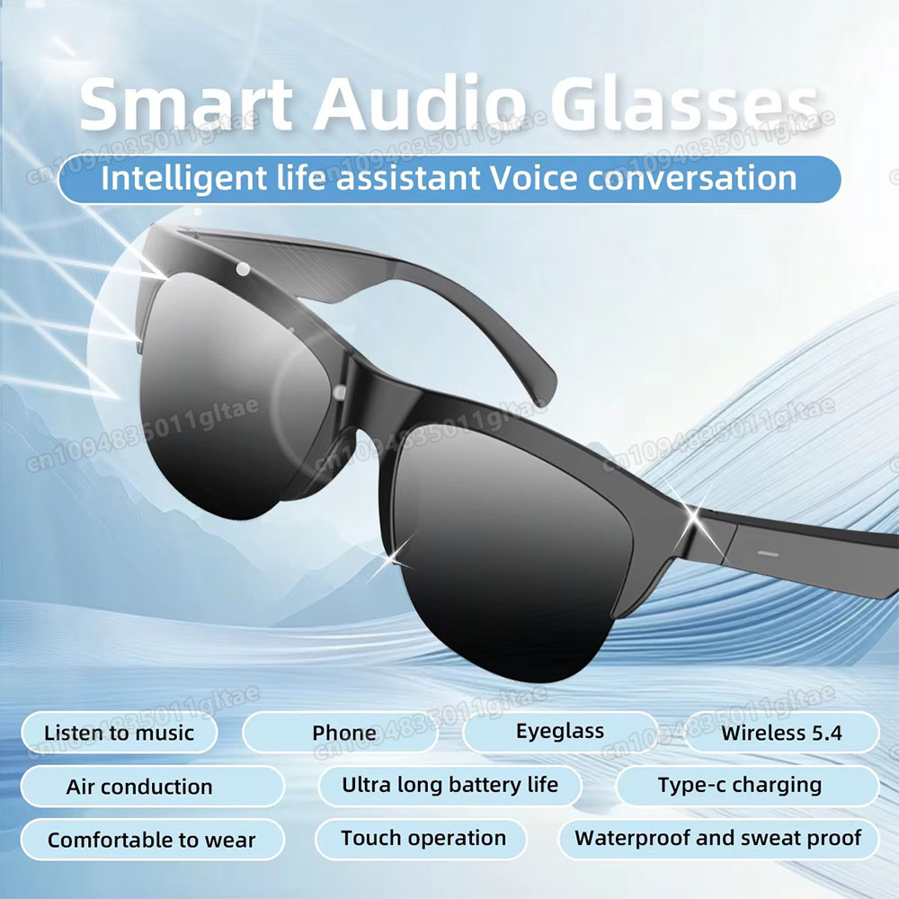 New Camera Control Smart Glass - Audio Music Voice recension och pris