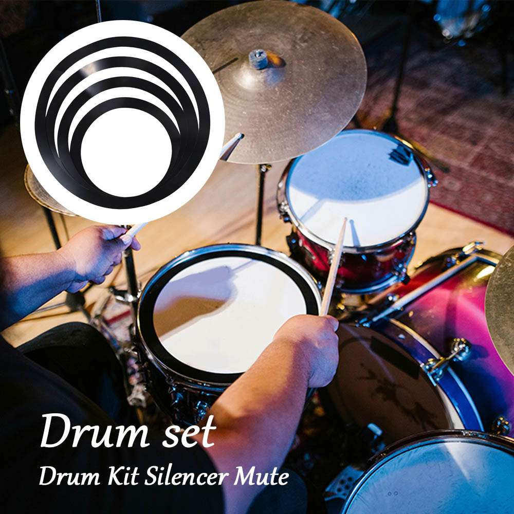Round Shape Drum Mute Rings Da - Drum Practice Pad recension och pris