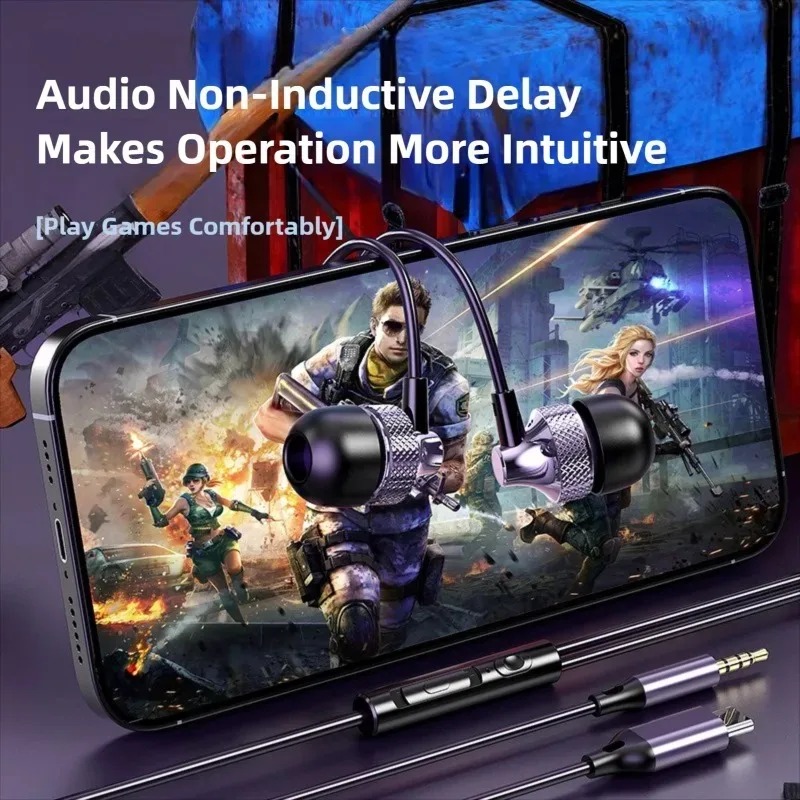Portable Type C 3.5mm Music Ea - Audio Music Game recension och pris