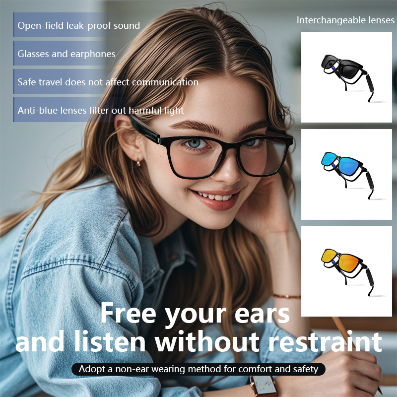 LIGE Bluetooth Smart Sunglasse - Audio Music Voice recension och pris