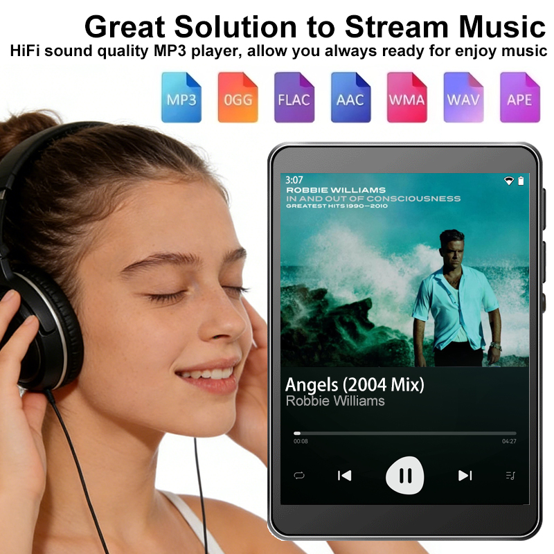 WiFi MP3 Player Andriod 10 Spo - Download Audio Music Player recension och pris