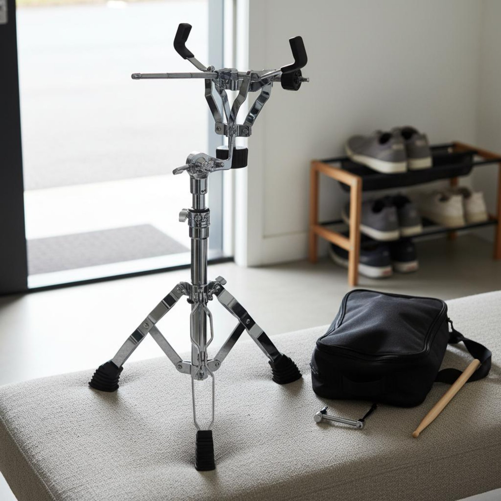 Snare Drum Stand Foldable Prac - Drum Practice Pad recension och pris