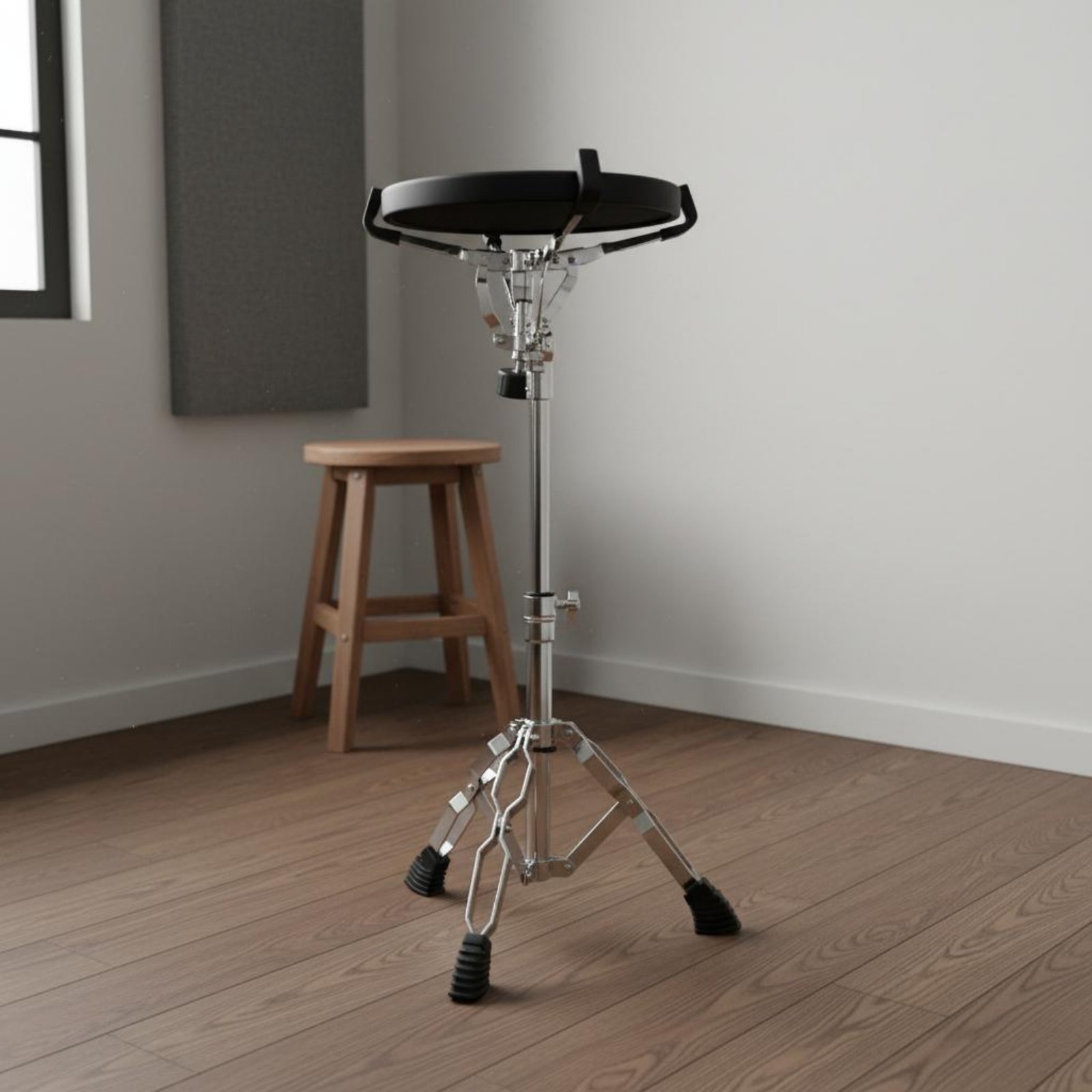 Snare Drum Stand Foldable Prac - Drum Practice Pad recension och pris